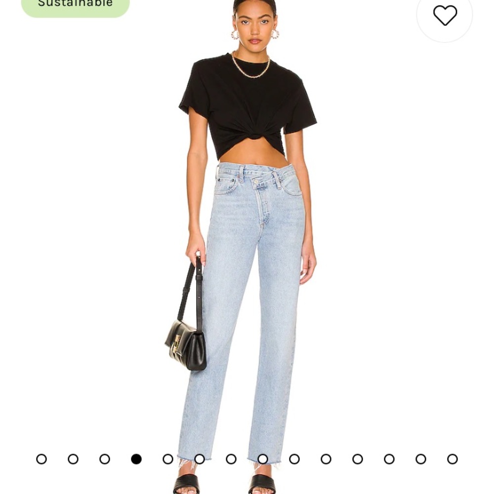 Agolde criss cross straight jeansNWT